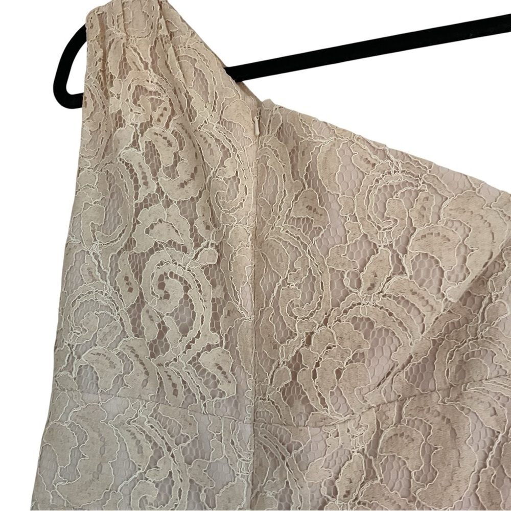 Jasmine Beautiful Lace One Shoulder Beige Dress
Size 6 - Picture 6 of 7